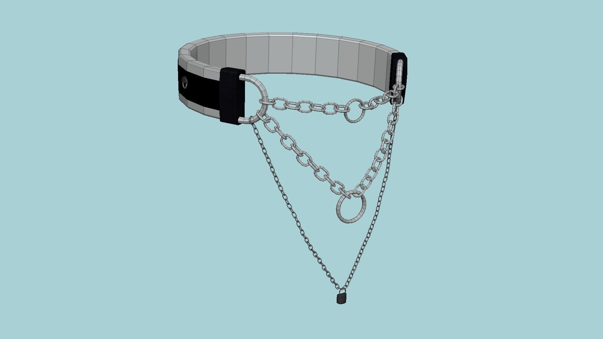 08 Choker Collar C Collection - Character Design Punk Gothic _58