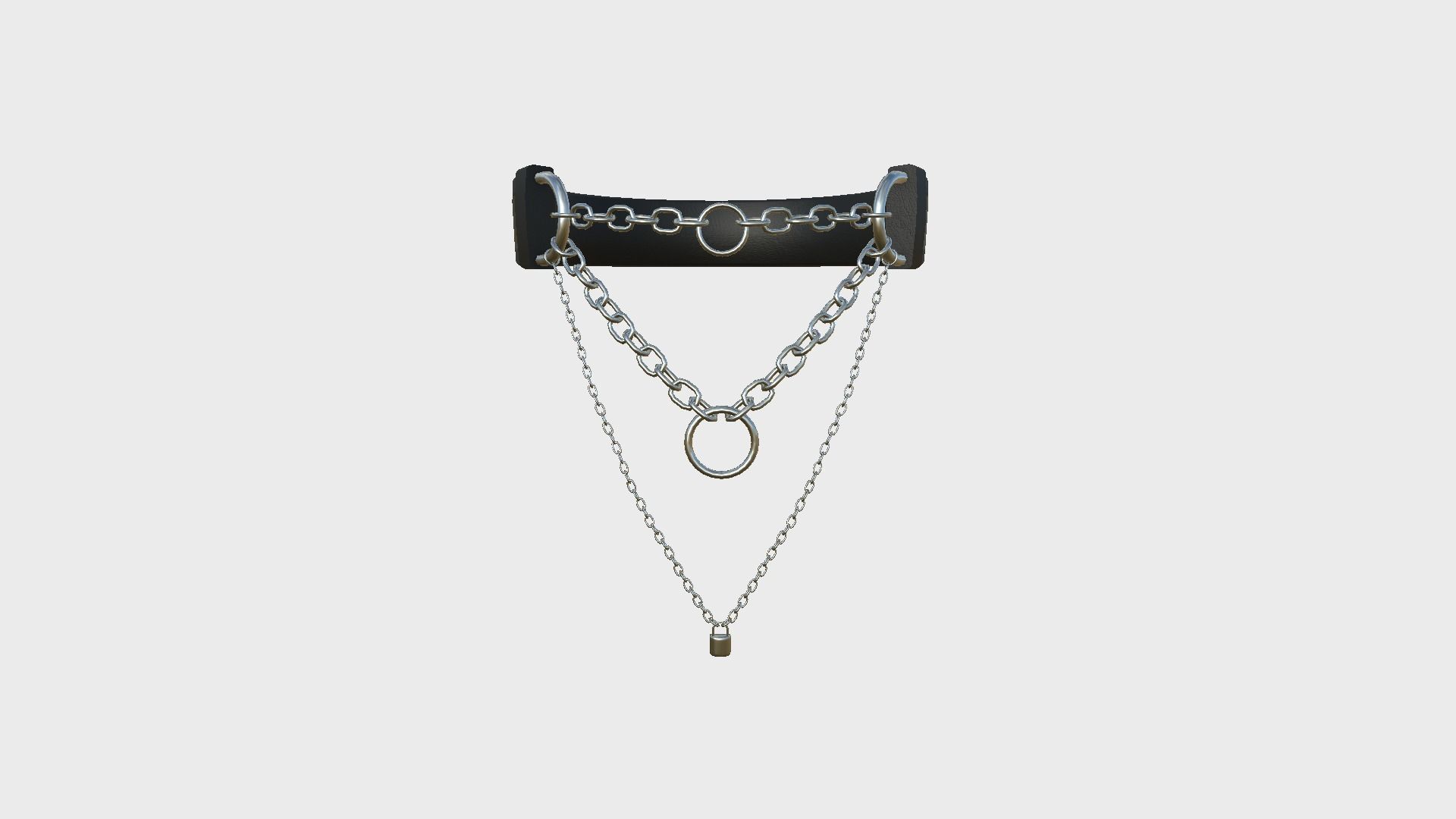 08 Choker Collar C Collection - Character Design Punk Gothic _27