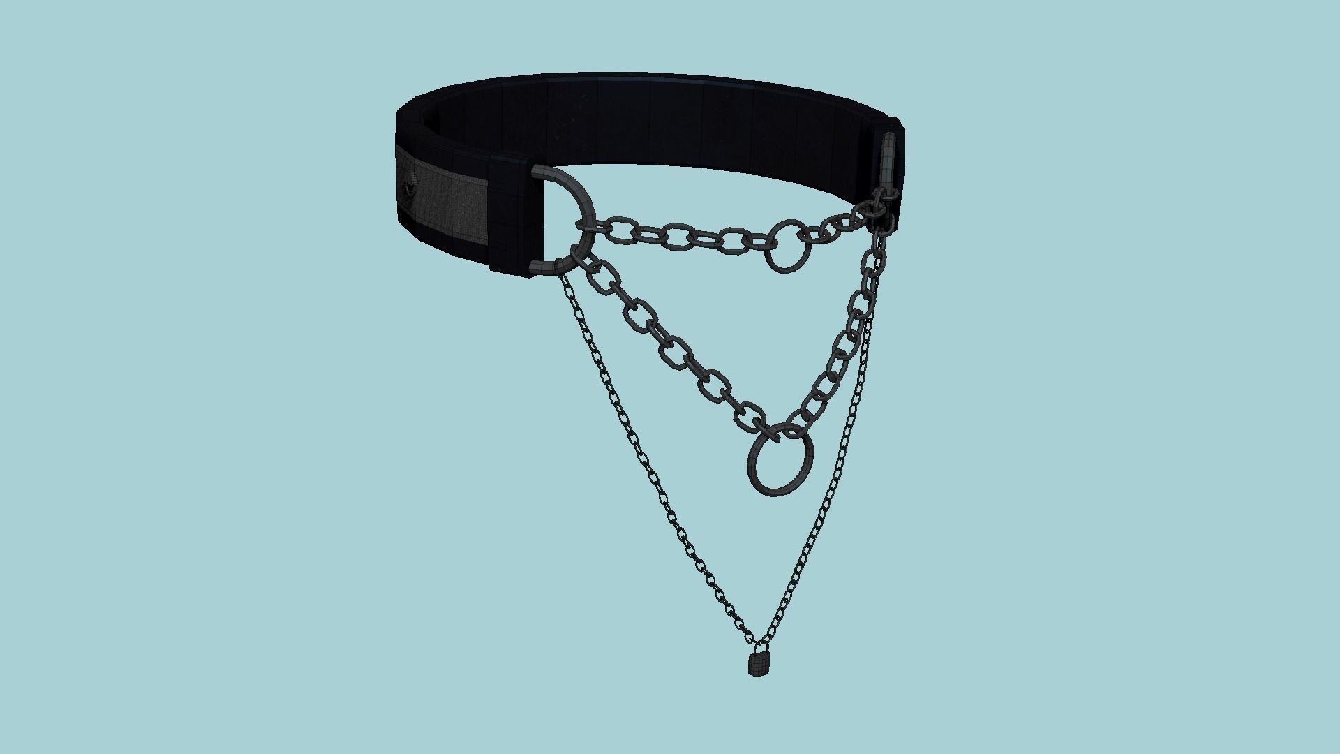 08 Choker Collar C Collection - Character Design Punk Gothic _64