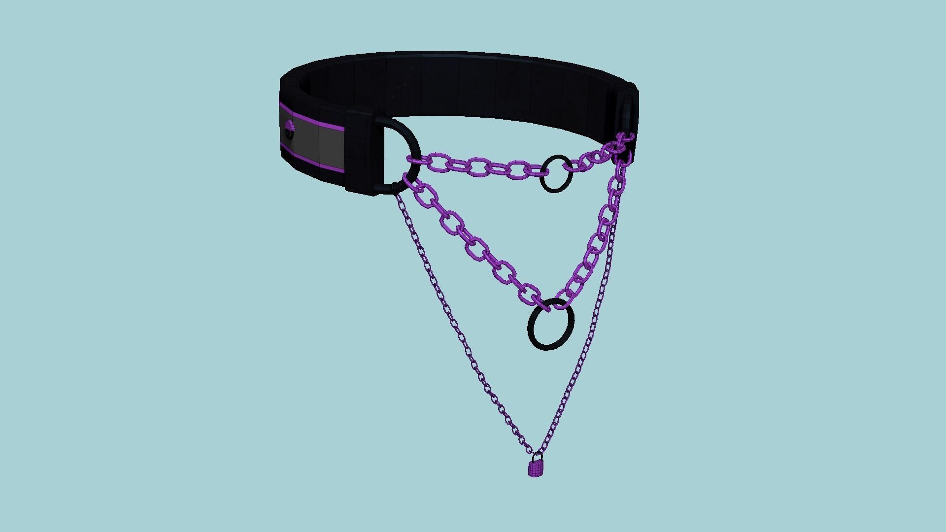 08 Choker Collar C Collection - Character Design Punk Gothic _53