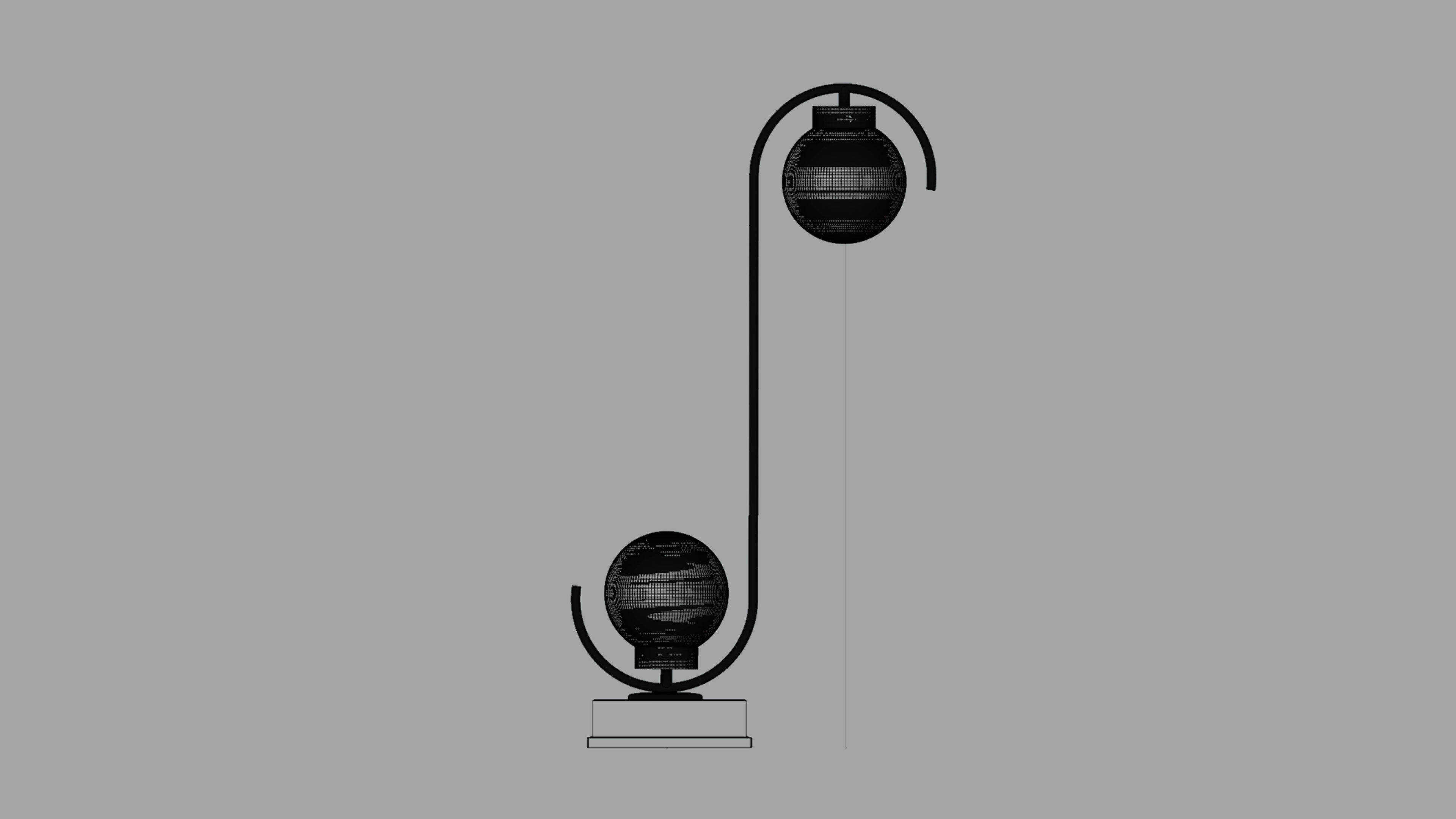 Sphere Floorlamp 3D model_9