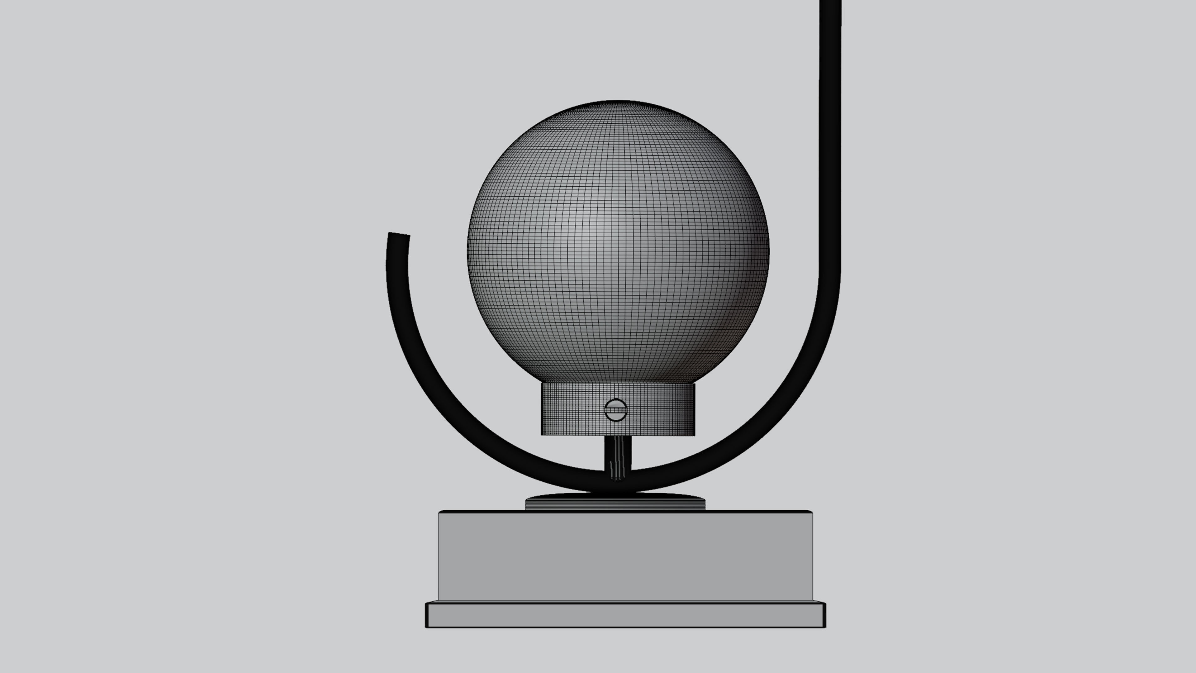 Sphere Floorlamp 3D model_7