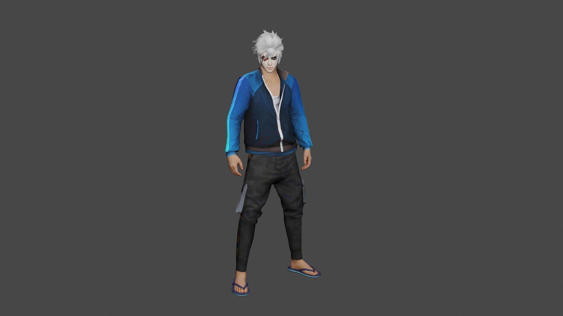 BEST SKINS FREE FIRE NOW  Low-poly 3D model_2