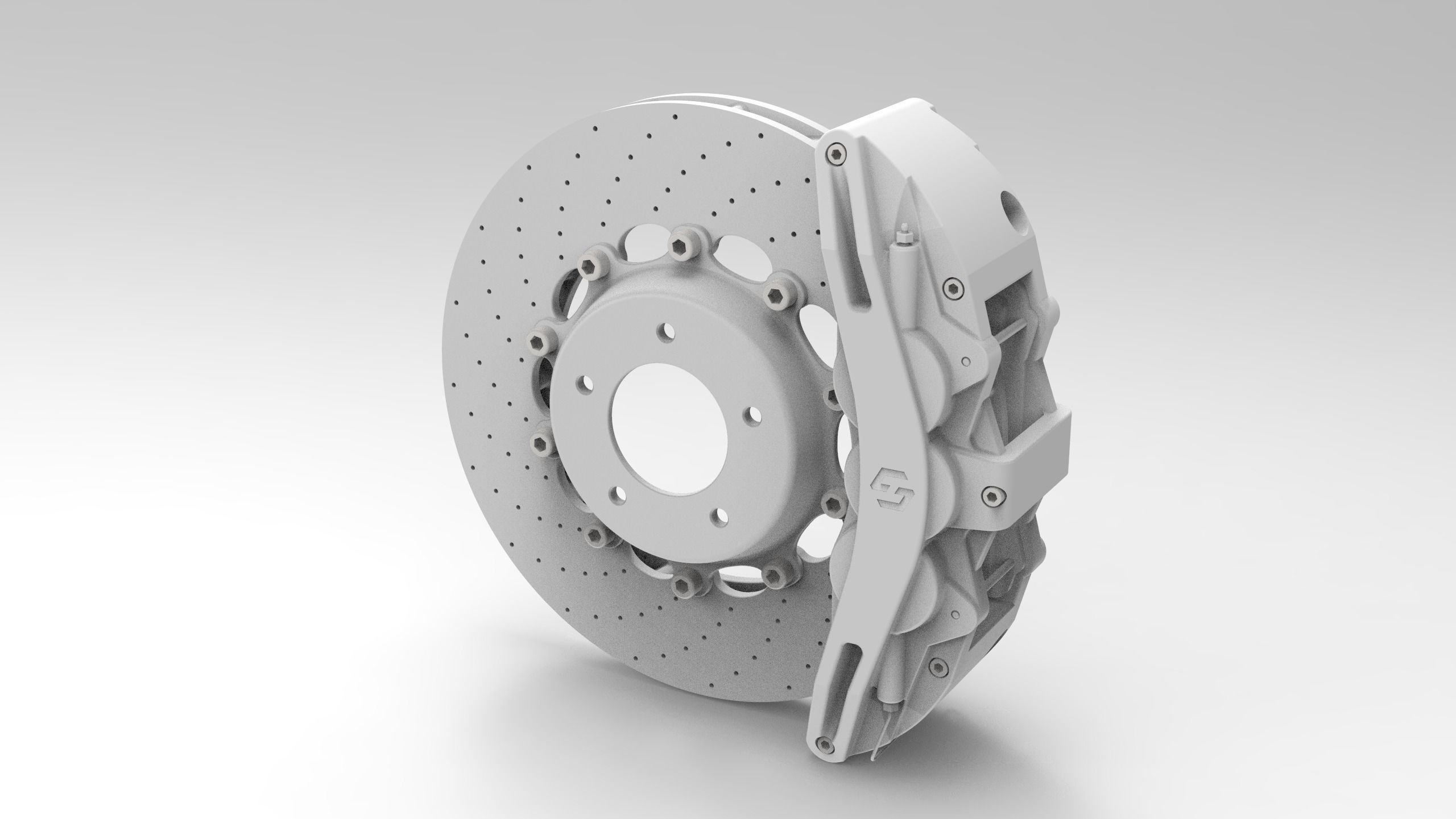 Disc brake 3D model_24