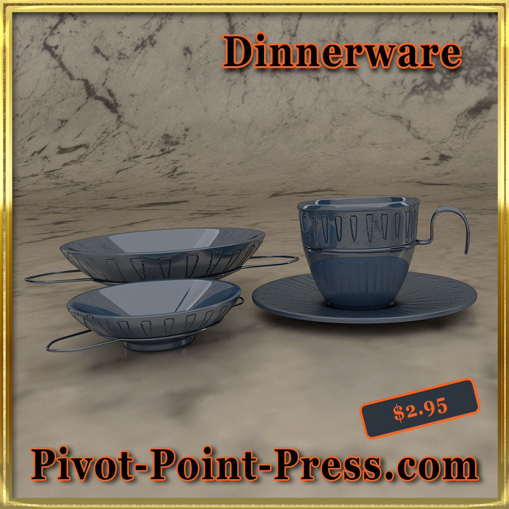 Dinnerware Set - pivot point press com 3D model_1