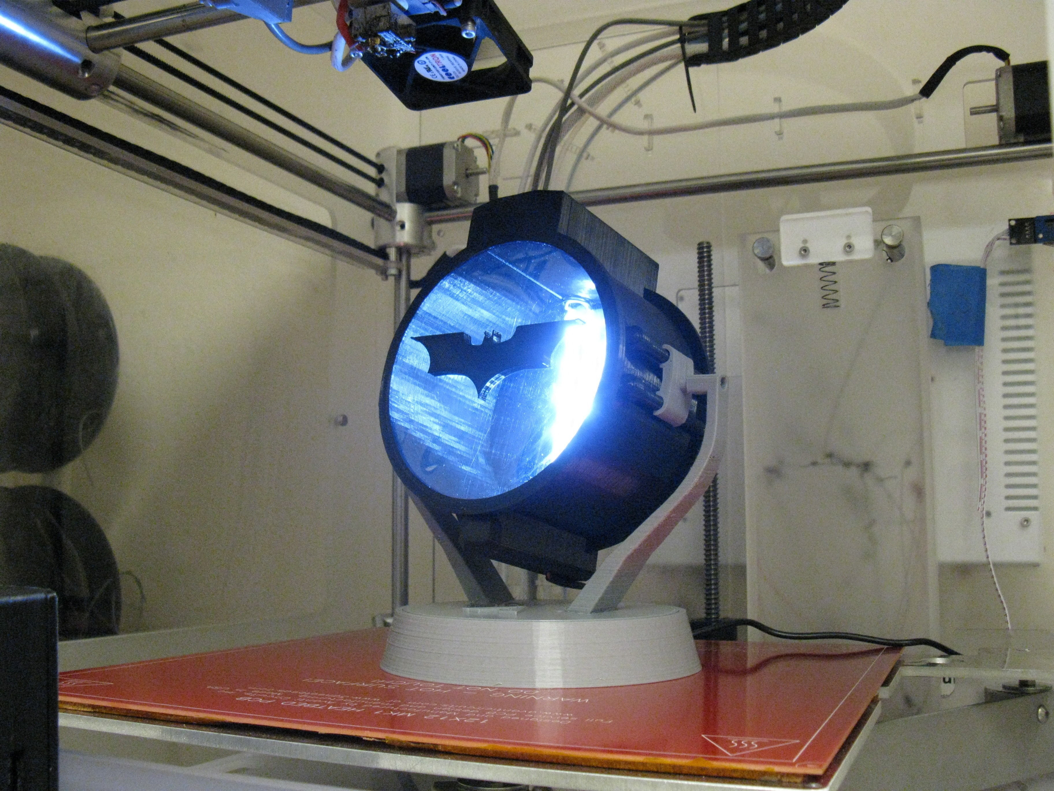 Desktop Carbon Arc Searchlight 3D print model_1