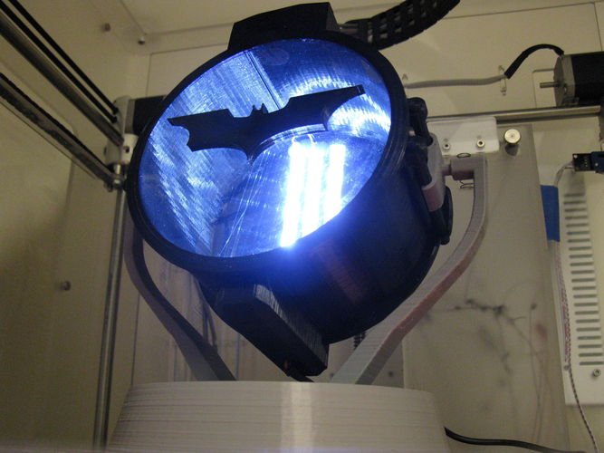 Desktop Carbon Arc Searchlight 3D print model