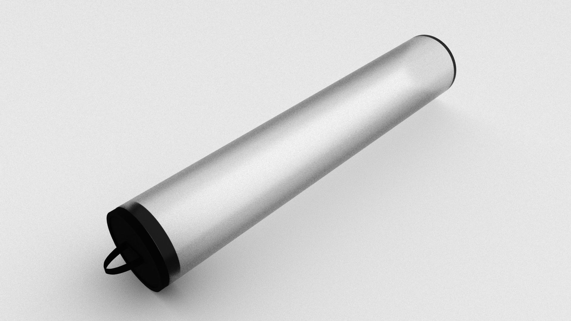 Clear Cylinder Retail Packaging 3D model_7