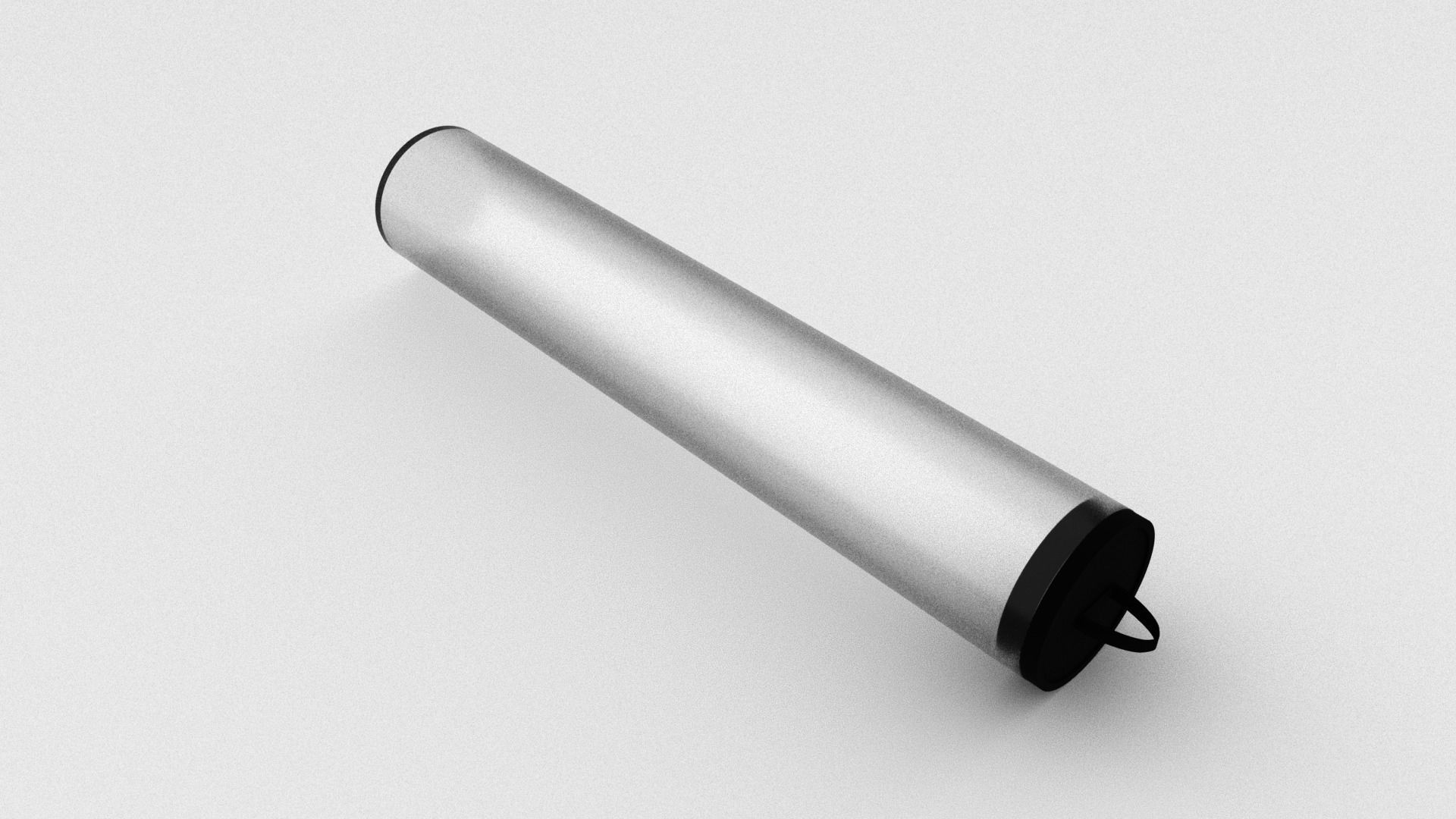 Clear Cylinder Retail Packaging 3D model_9