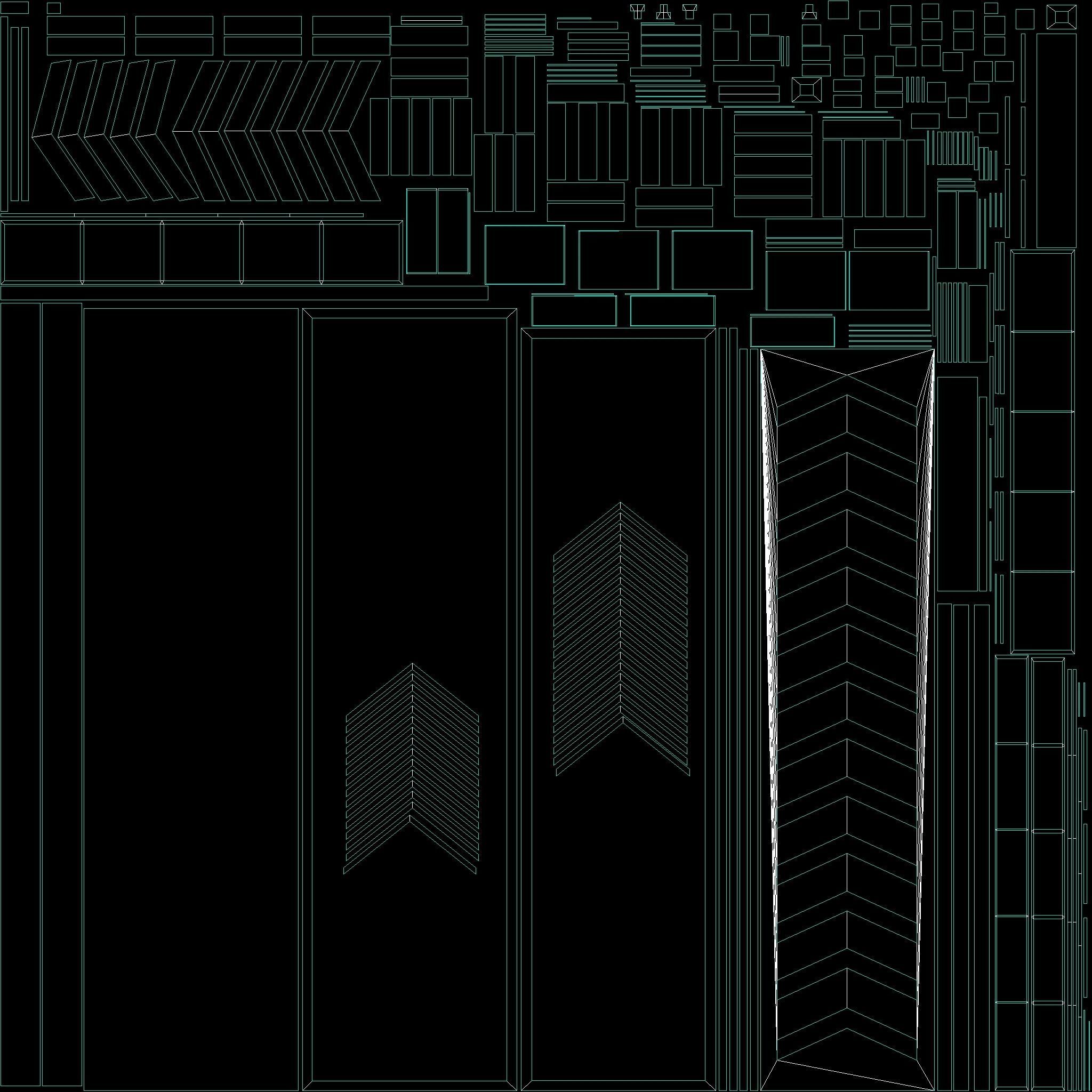 UP Neon signs Cyberpunk  Optimized FOr games  Low-poly 3D model_6