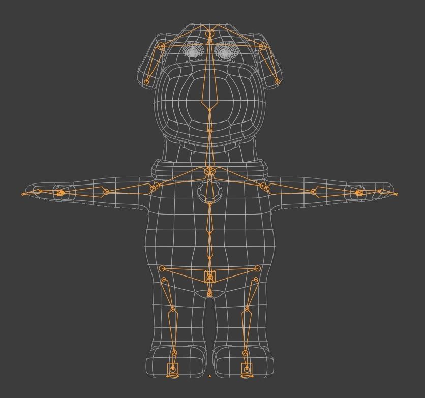 Brian Griffin from Family Guy Free low-poly 3D model_5