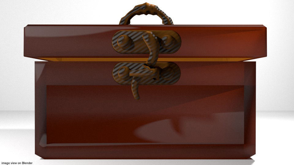 Treasure Chest - Type 3 3D model_1