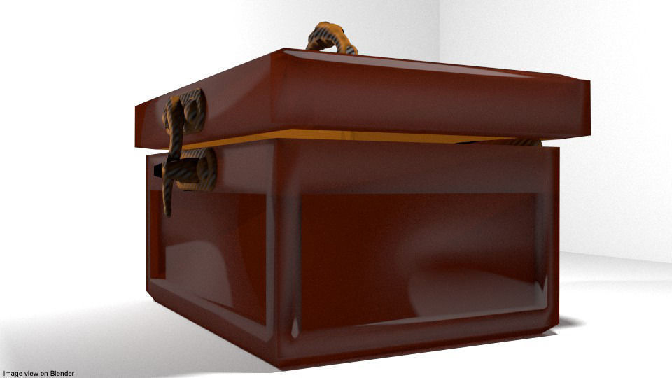 Treasure Chest - Type 3 3D model_2