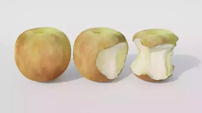 3D Scan Apple Eating Pack