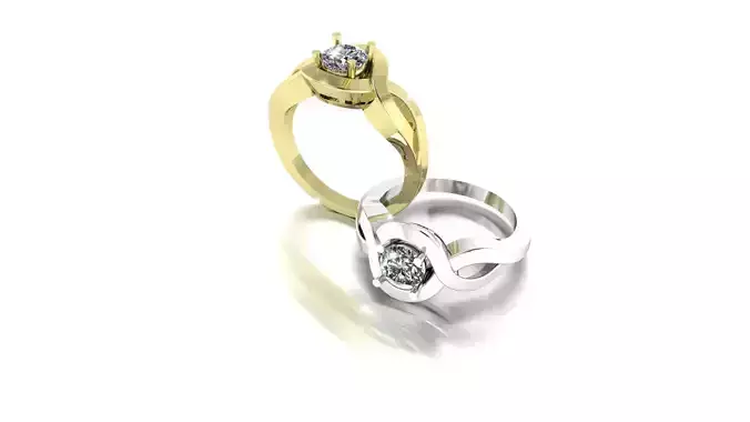 Gold Ring With Diamond