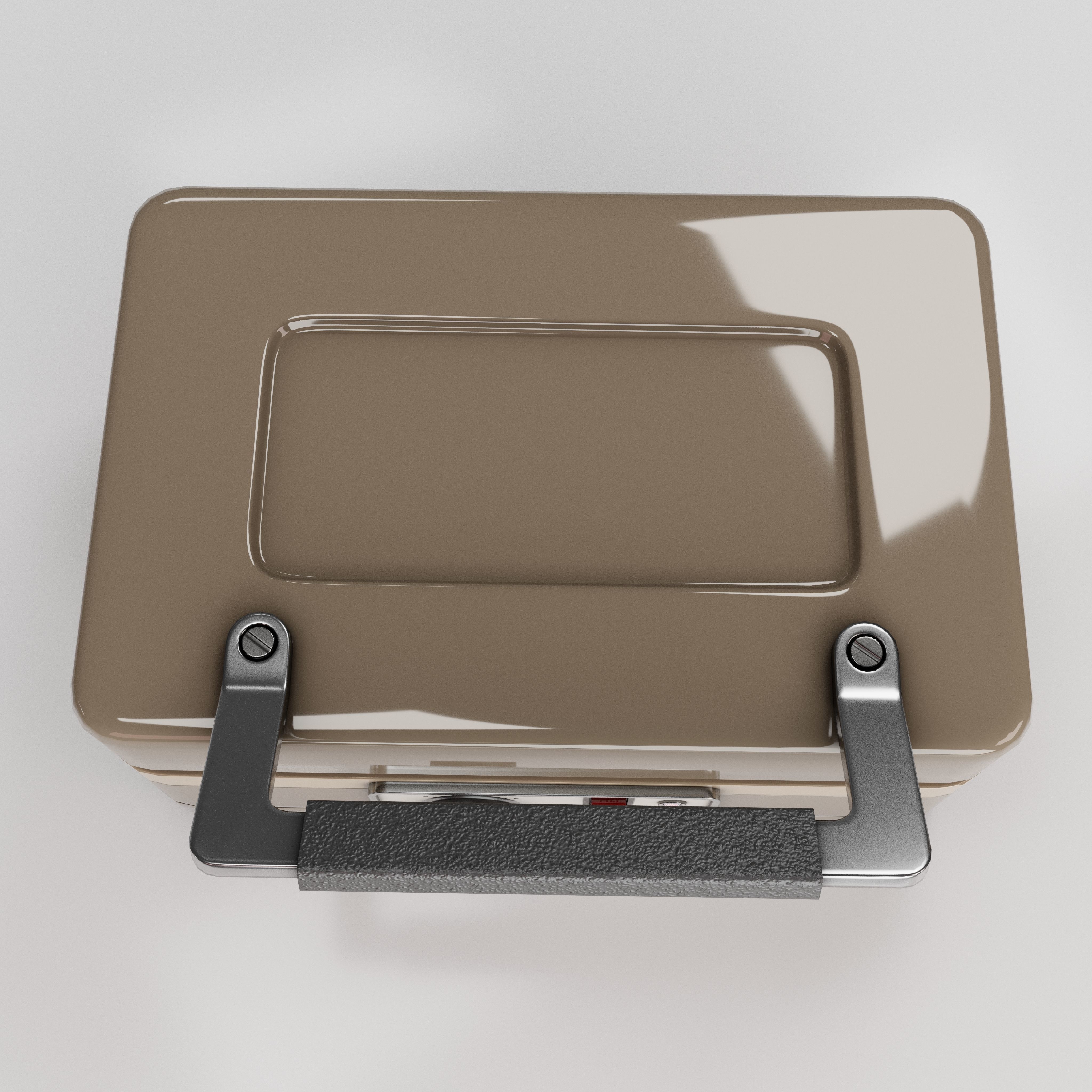 Waffle Maker Low-poly 3D model_5