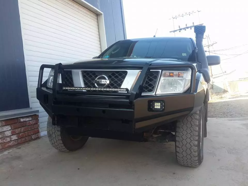 2015 Nissan Navara front bumper 3D model 3D model