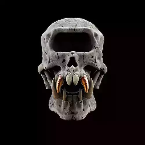 Stylized pack skulls 