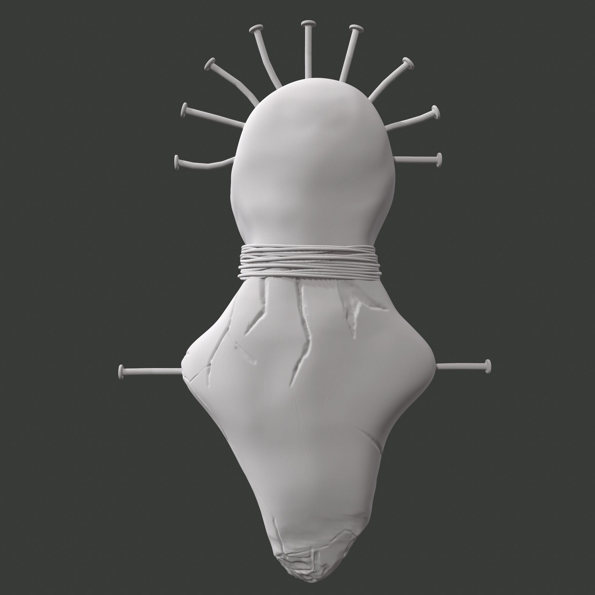 Creepy Doll 3D Print Model 3D print model_5