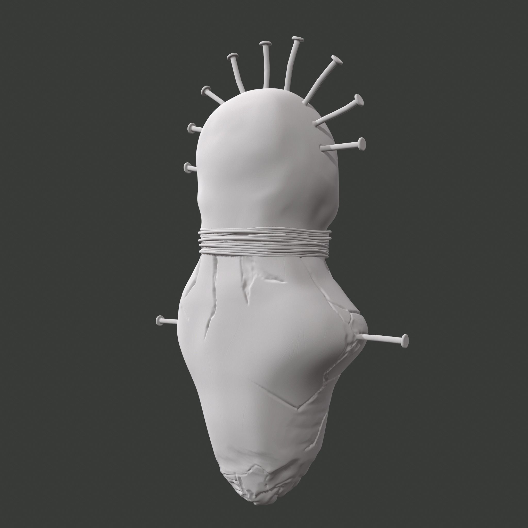 Creepy Doll 3D Print Model 3D print model_4