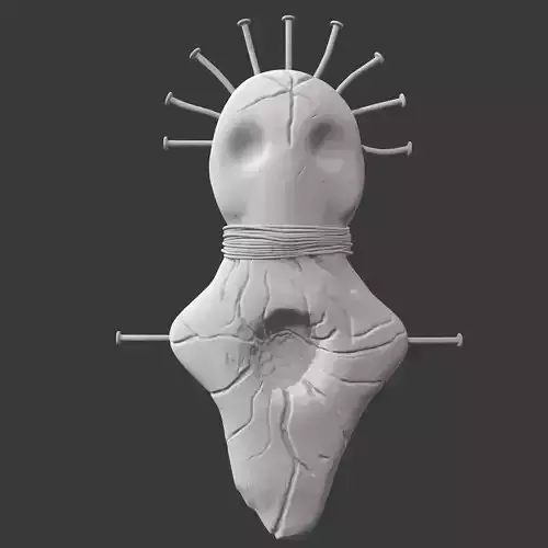 Creepy Doll 3D Print Model