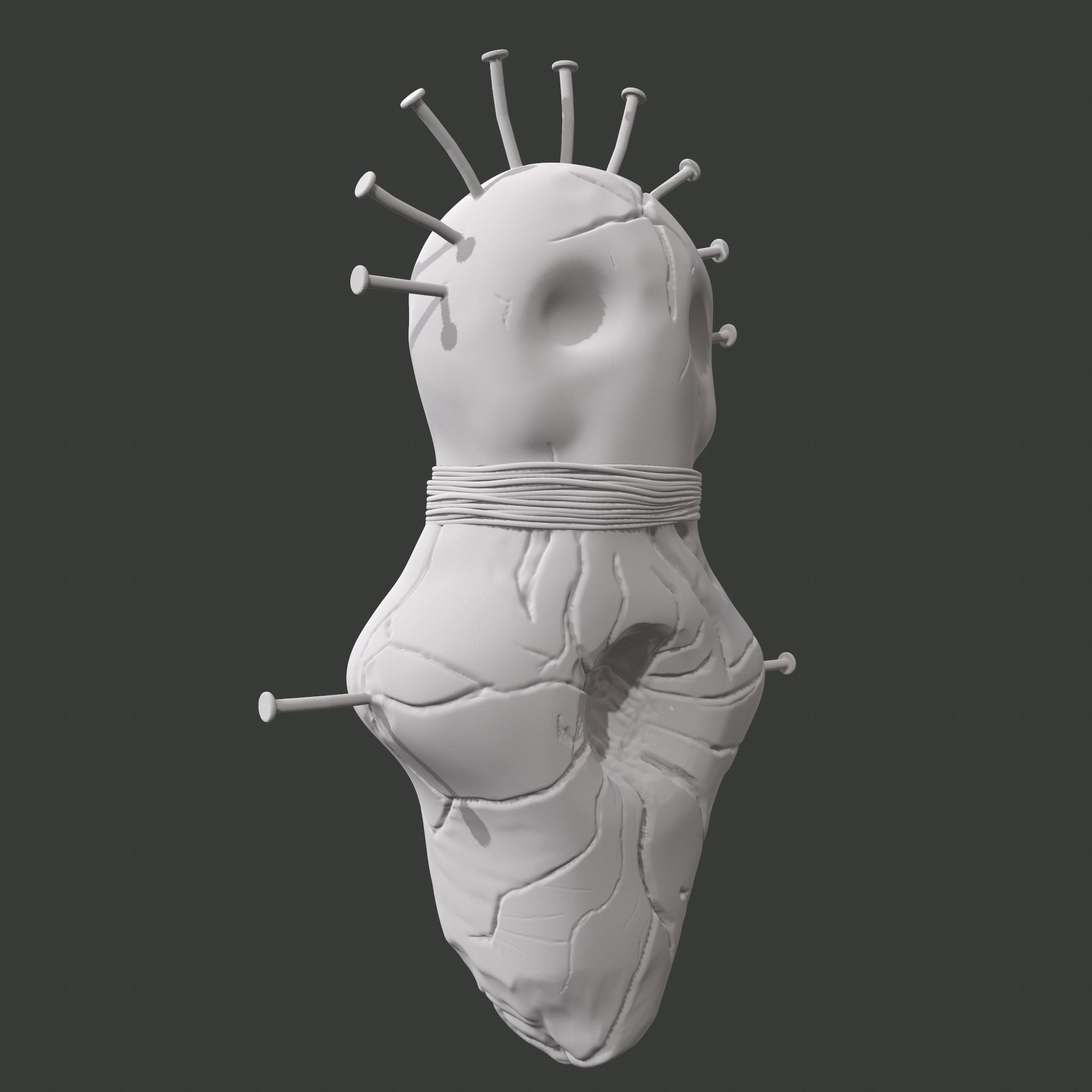 Creepy Doll 3D Print Model 3D print model_2