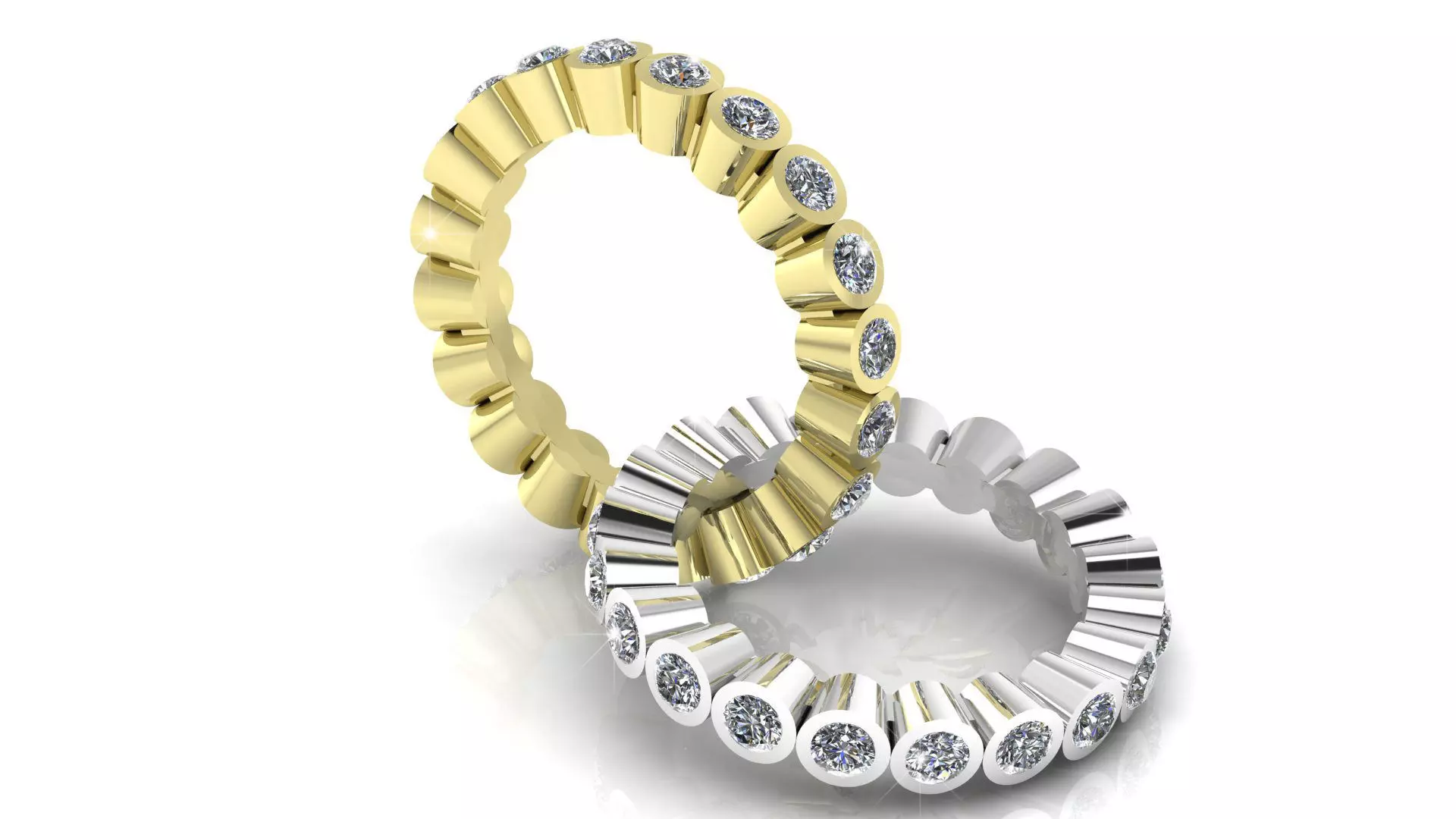 Infinite Diamond Ring 3D print model