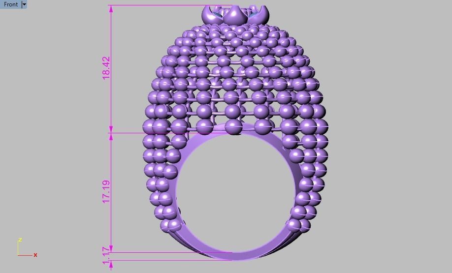 Spherical ring 3D print model_18
