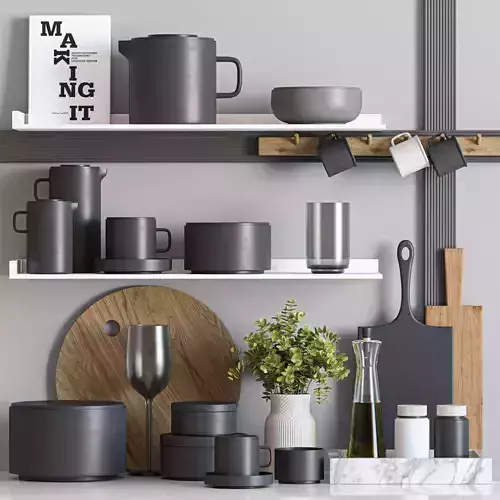 kitchen accessories018 3D model