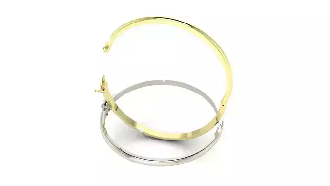 Gold Bracelet 3D print model