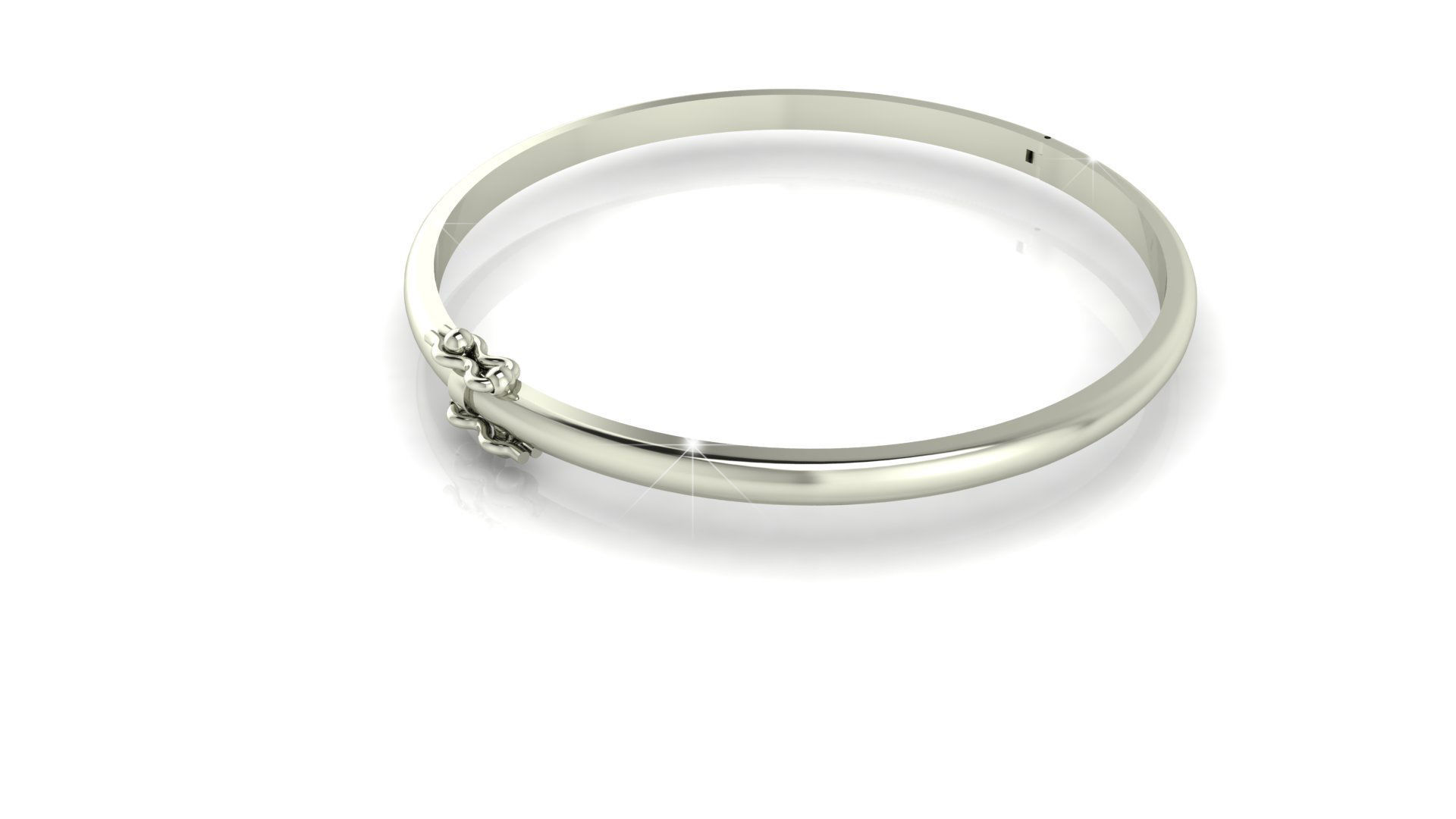 Gold Bracelet 3D print model_15