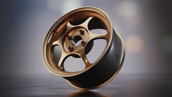 Game-ready Black Racing PRO N1 Low-poly 3D model