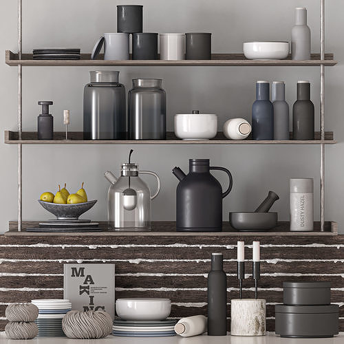 kitchen accessories020 3D model