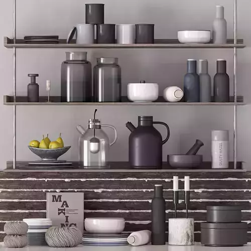 kitchen accessories020 3D model