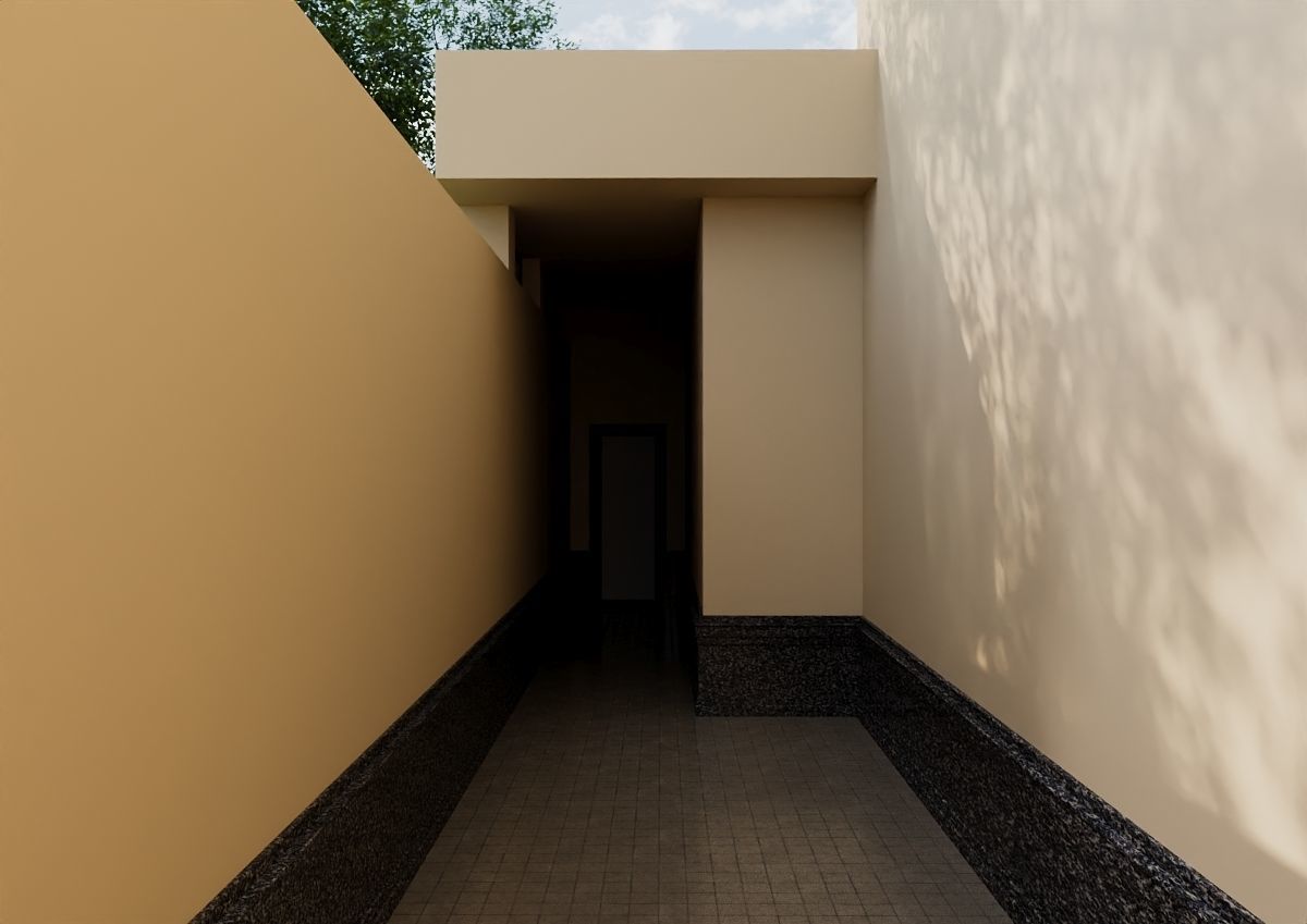 Classic house 3D model_7