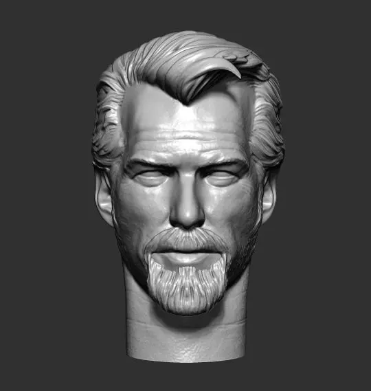  Dr fate Brosnan Headsculpt 3D print model_0