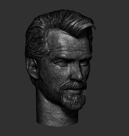  Dr fate Brosnan Headsculpt 3D print model_4