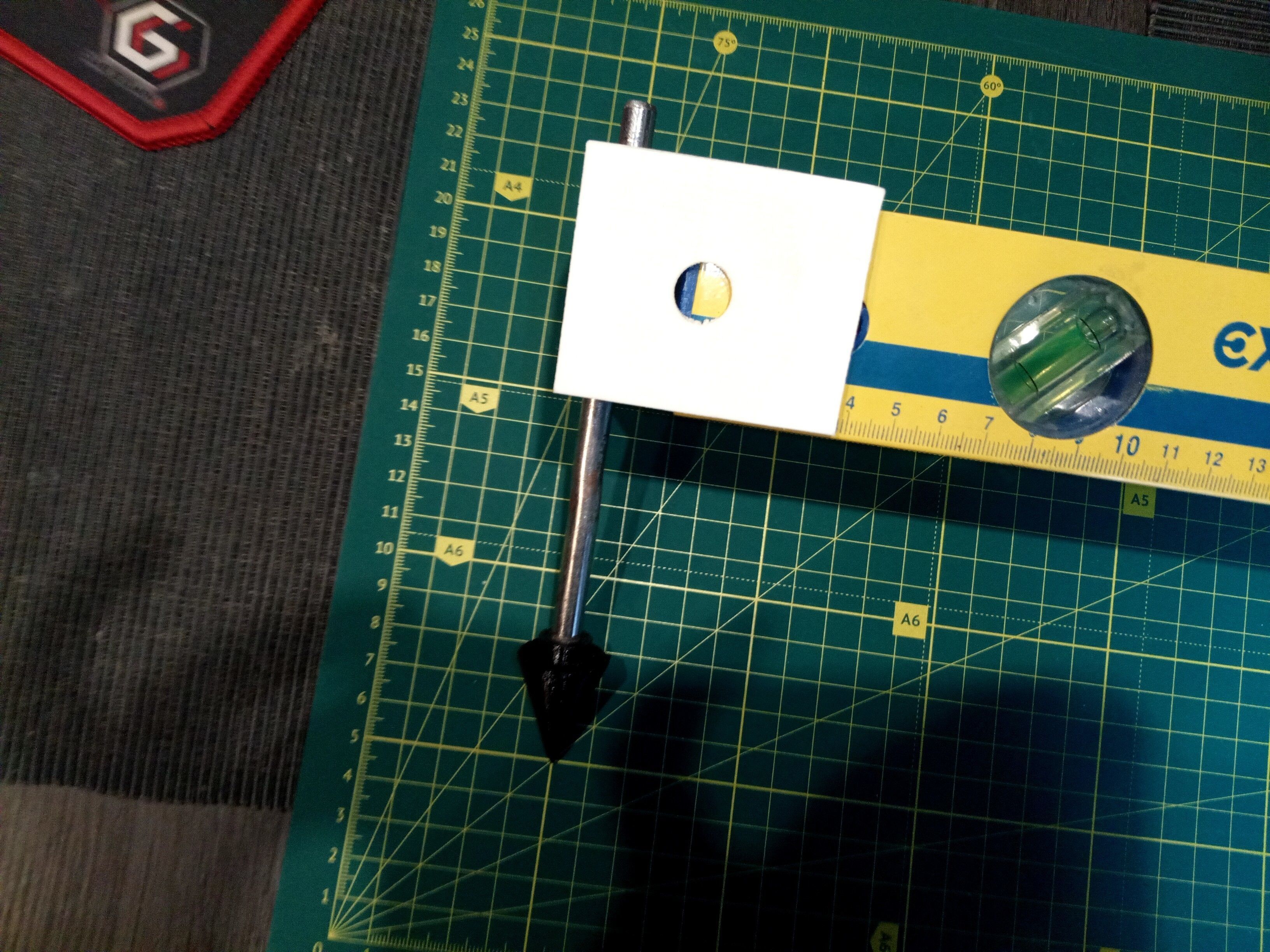 Ruler lifting device 3D print model_4