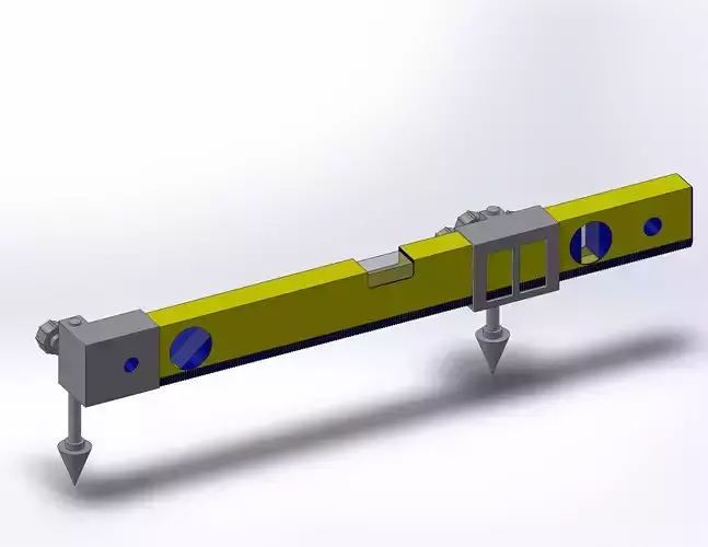 Ruler lifting device 3D print model