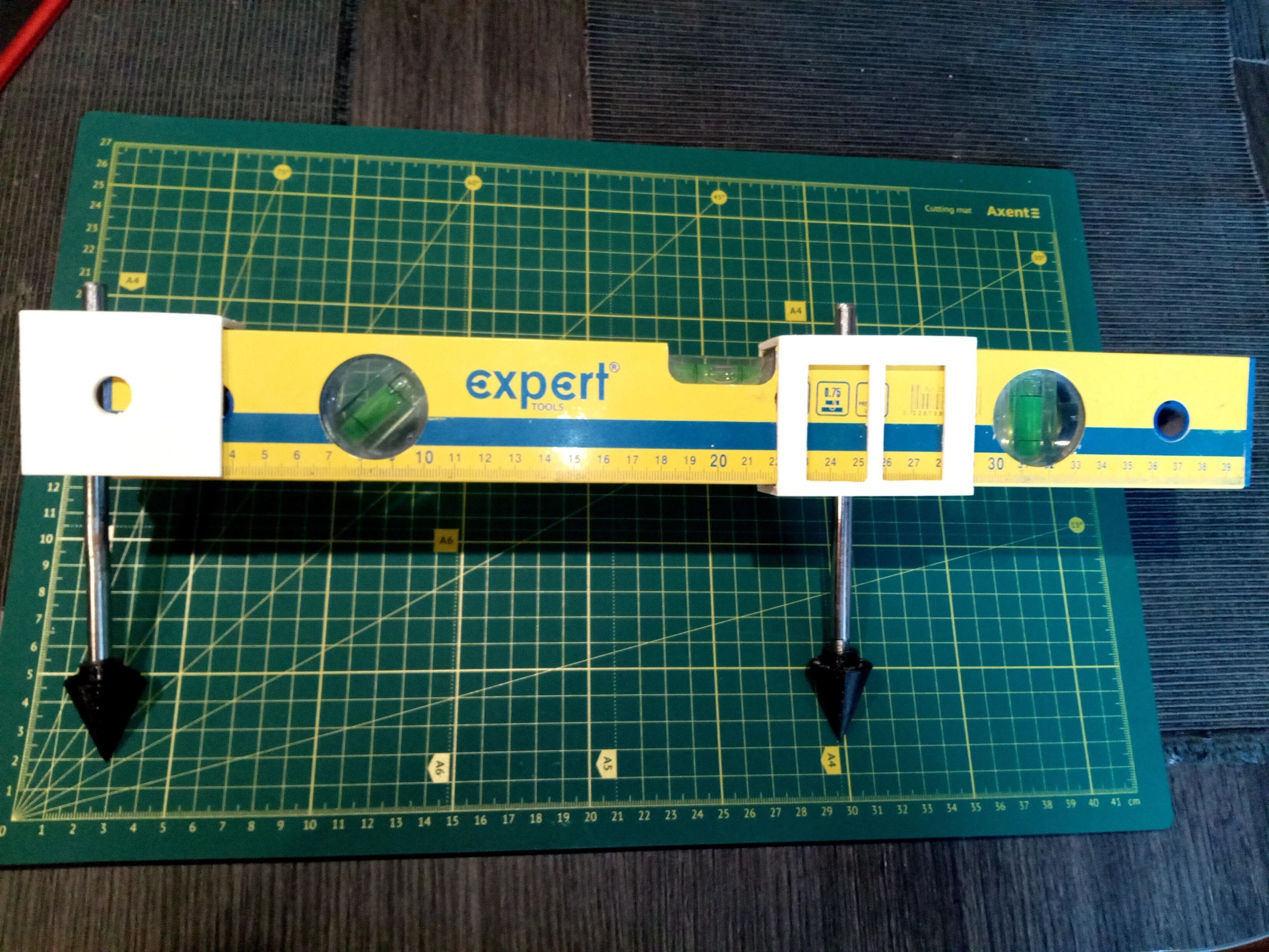 Ruler lifting device 3D print model_5