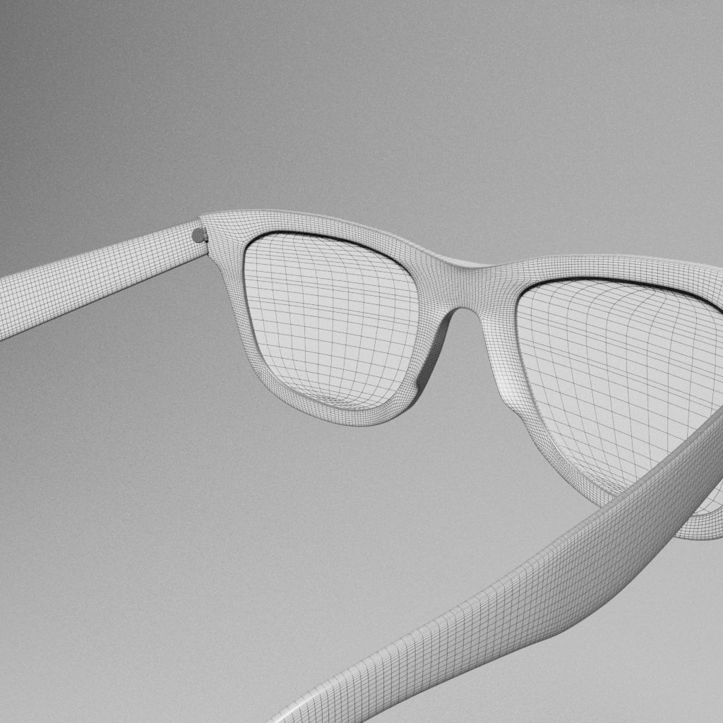 RayBan sunglasses Free 3D model_3