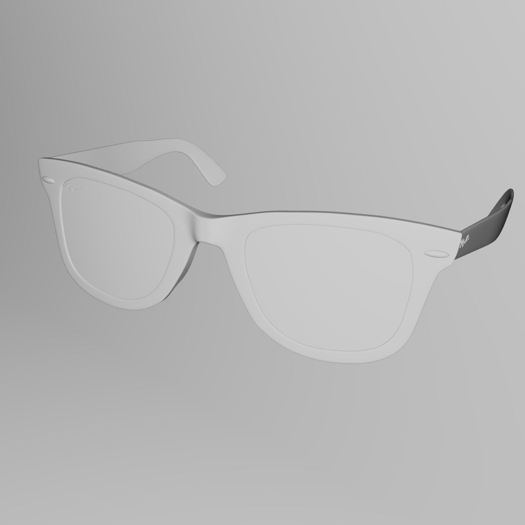 RayBan sunglasses Free 3D model_4