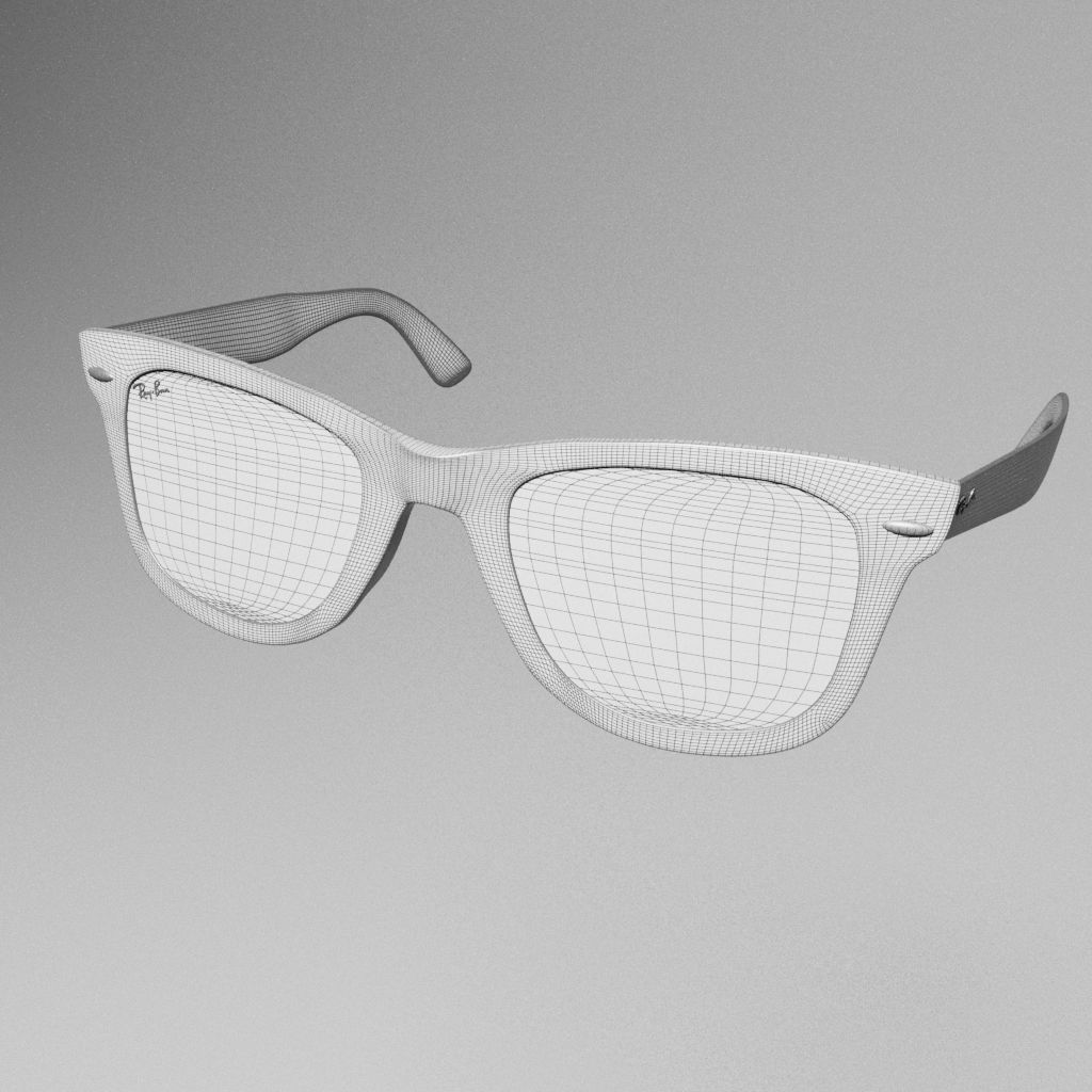 RayBan sunglasses Free 3D model_5
