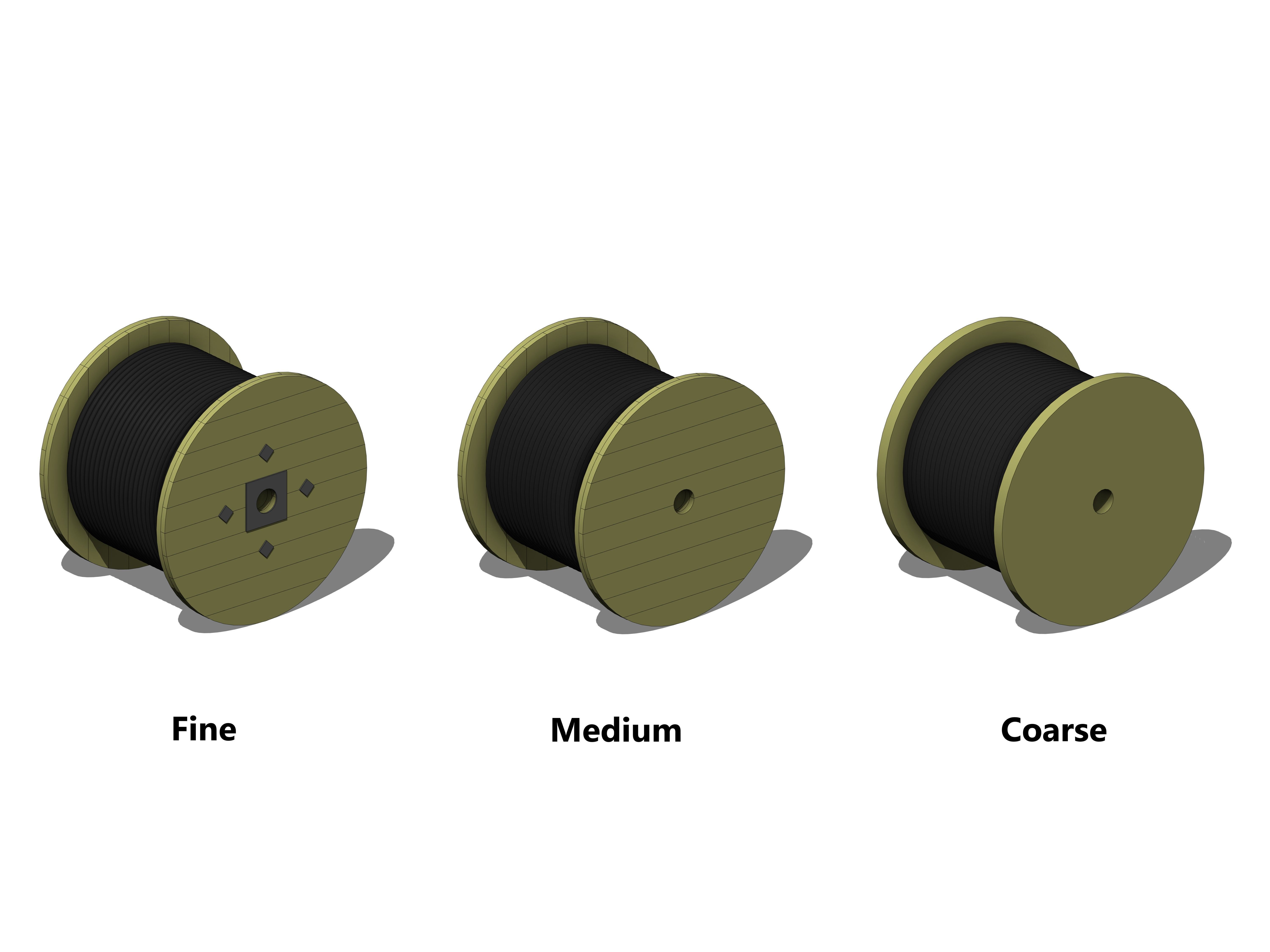 Cable Drum - Revit Family 3D model_1