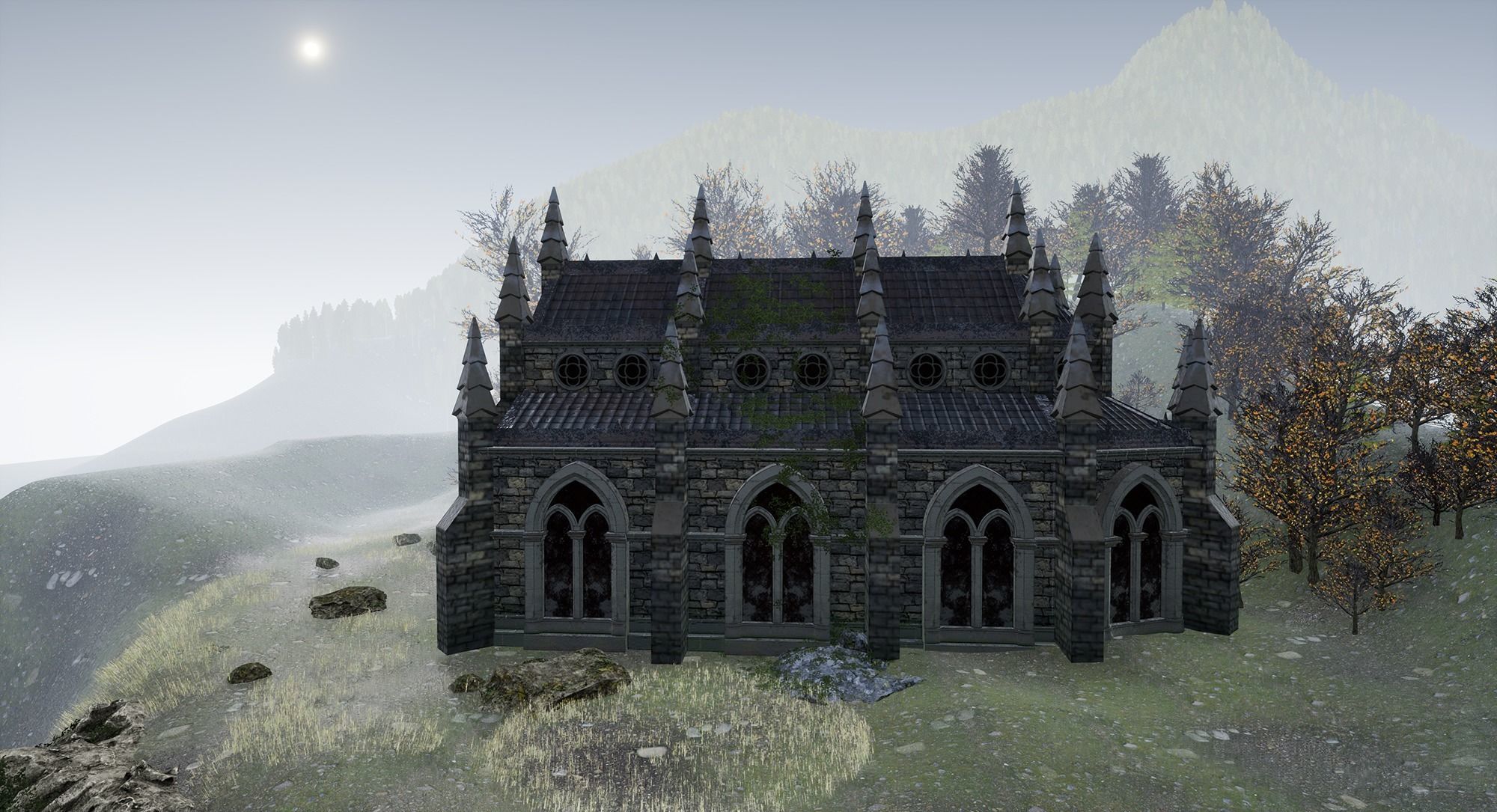 Gothic church 3D model_14