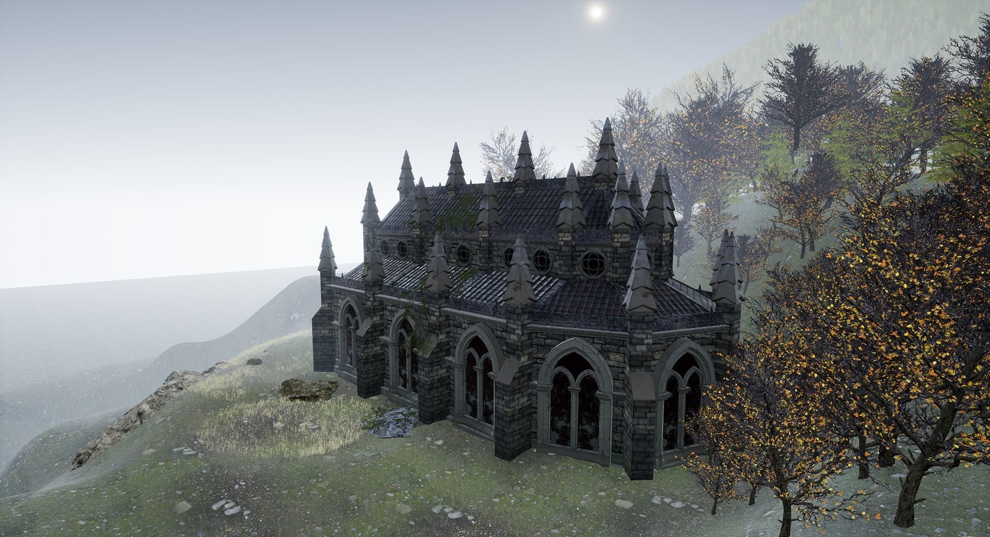 Gothic church 3D model_13