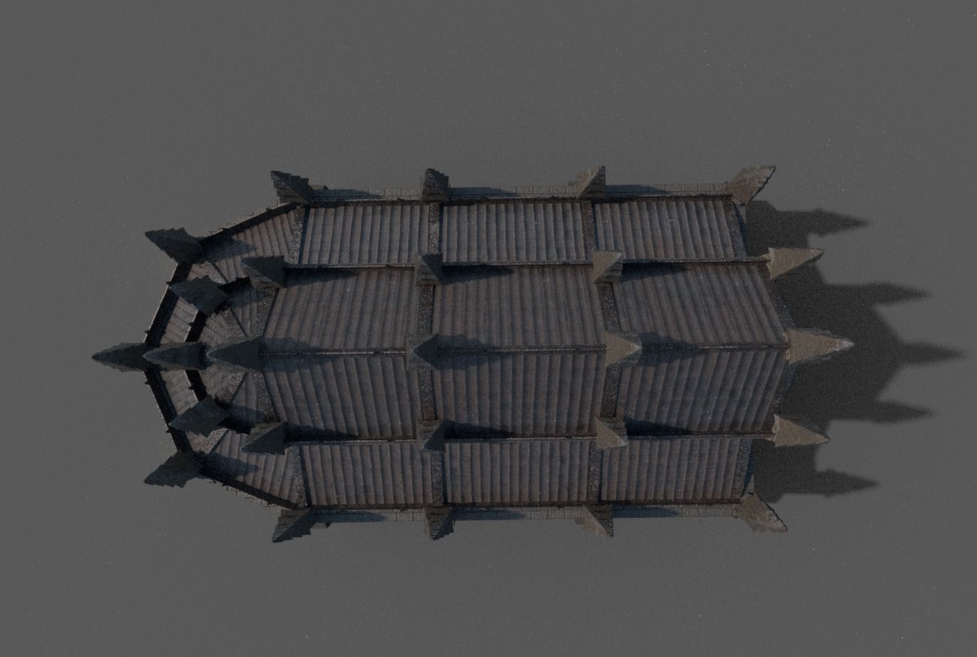 Gothic church 3D model_7