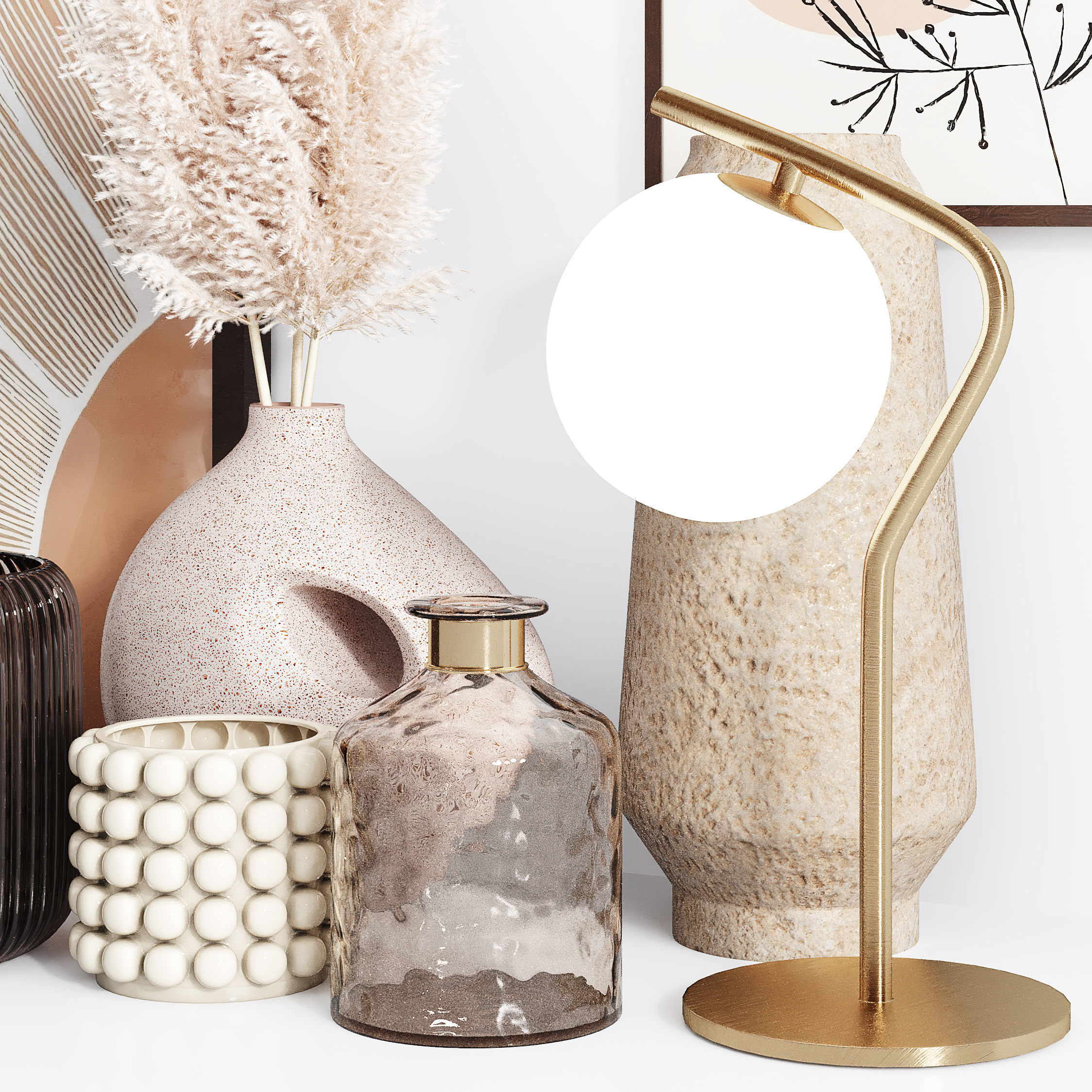 Decorative set 13 3D model_2