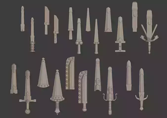 European Medieval Renaissance Weapons Scabbards