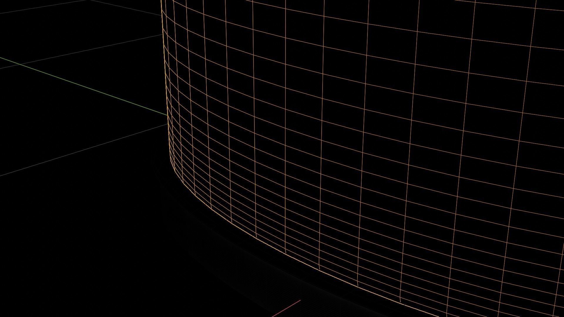 Wooden engraved angular table with classic lace 3D model_11